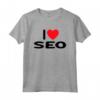 Amo SEO Maglietta - Passione per l'ottimizzazione dei motori di ricerca - Ideale per esperti e blogger