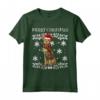 Buon Natale Ornamento Serengeti Gatto - T-shirt divertente per amanti dei gatti - Regalo unico per Natale
