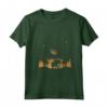 Natura Africa, Elefanti a Serengeti - Sacra Natura Arte Maglietta con Collo a V per Ragazzi e Ragazze - Design Grafico Alla Moda