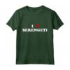 Parco Nazionale Heart Tanzania I Love Serengeti Maglietta - Abbigliamento Divertente per Uomo e Donna, Ideale per le Vacanze