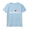 Parco Nazionale Heart Tanzania I Love Serengeti Maglietta - Abbigliamento Divertente per Uomo e Donna, Ideale per le Vacanze