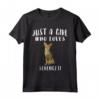 I'm Just A Girl Who Loves Serengeti Cat Lover - Maglietta Regalo per Amanti dei Gatti - Design Divertente per Amanti degli Animali Domestici