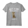 I'm Just A Girl Who Loves Serengeti Cat Lover - Maglietta Regalo per Amanti dei Gatti - Design Divertente per Amanti degli Animali Domestici