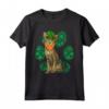 Leprechaun Serengeti - Shamrock Paw Maglietta per Gatti - Regalo Divertente per Amanti degli Animali