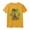 Leprechaun Serengeti - Shamrock Paw Maglietta per Gatti - Regalo Divertente per Amanti degli Animali