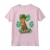 Leprechaun Serengeti - Shamrock Paw Maglietta per Gatti - Regalo Divertente per Amanti degli Animali
