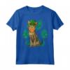 Leprechaun Serengeti - Shamrock Paw Maglietta per Gatti - Regalo Divertente per Amanti degli Animali