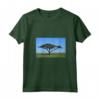 Donna Albero Parco Nazionale Serengeti Safari Africa Maglietta con Collo a V - Esplora la Bellezza del Serengeti