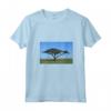 Donna Albero Parco Nazionale Serengeti Safari Africa Maglietta con Collo a V - Esplora la Bellezza del Serengeti