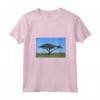 Donna Albero Parco Nazionale Serengeti Safari Africa Maglietta con Collo a V - Esplora la Bellezza del Serengeti