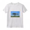 Donna Albero Parco Nazionale Serengeti Safari Africa Maglietta con Collo a V - Esplora la Bellezza del Serengeti