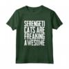 Serengeti Cats Are Freaking Awesome - Fun Cat Tee for Exotic Cat Lovers