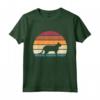 Retro Vintage Sunset Kitten Feline Pet Serengeti Cat Maglietta - Meow-some Cat Lover Tee - Perfect for Cat Owners