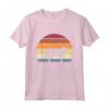 Retro Vintage Sunset Kitten Feline Pet Serengeti Cat Maglietta - Meow-some Cat Lover Tee - Perfect for Cat Owners
