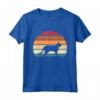 Retro Vintage Sunset Kitten Feline Pet Serengeti Cat Maglietta - Meow-some Cat Lover Tee - Perfect for Cat Owners