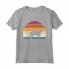 Retro Vintage Sunset Kitten Feline Pet Serengeti Cat Maglietta - Meow-some Cat Lover Tee - Perfect for Cat Owners