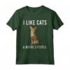 Divertente Mi Piace Serengeti Cats E Forse 3 Persone Maglietta - Ideale per Amanti dei Gatti - Regalo Divertente per Amici e Familiari