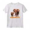 Elefante Serengeti Maglietta - Celebra la Maestosità degli Elefanti e della Savana - Ideale per Amanti della Natura