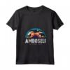 Esplora la Natura Selvaggia del Kenya - Souvenir Maglietta Parco Nazionale Amboseli Kenya - Ideale per Amanti della Natura