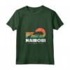 Donna Kenya Parco Nazionale di Nairobi Africa Souvenir Serengeti Maglietta con Collo a V - Esplora la Natura Selvaggia del Kenya