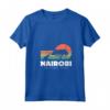 Donna Kenya Parco Nazionale di Nairobi Africa Souvenir Serengeti Maglietta con Collo a V - Esplora la Natura Selvaggia del Kenya