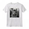 Serengeti Cat - Fotografia Cinematografica in Bianco e Nero Maglietta per Amanti dei Gatti - Ideale per Compleanni, Natale o Feste in Famiglia