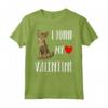 I Found My Valentine Day Serengeti Cat Lover - Maglietta Regalo per Amanti dei Gatti - Ideale per Amanti dei Gatti