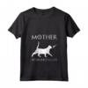 Madre di Serengeti Cats - Unrivaled Mothers Day Novità Maglietta con Collo a V - Ideale Regalo per la Festa della Mamma