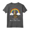 Rainbow Serengeti Trust Me I'm A Unicorn Cat Maglietta - Ideale per Crazy Cat Lover - Regalo Divertente per Amanti dei Gatti