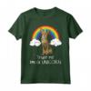 Rainbow Serengeti Trust Me I'm A Unicorn Cat Maglietta - Ideale per Crazy Cat Lover - Regalo Divertente per Amanti dei Gatti