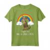 Rainbow Serengeti Trust Me I'm A Unicorn Cat Maglietta - Ideale per Crazy Cat Lover - Regalo Divertente per Amanti dei Gatti