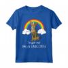 Rainbow Serengeti Trust Me I'm A Unicorn Cat Maglietta - Ideale per Crazy Cat Lover - Regalo Divertente per Amanti dei Gatti