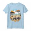 Maglietta Elefanti Safari - Souvenir Parco Serengeti Africa - Esplora la Bellezza del Serengeti