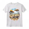 Maglietta Elefanti Safari - Souvenir Parco Serengeti Africa - Esplora la Bellezza del Serengeti