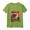 Donna Safari Serengeti Elephant Adventure Parco Nazionale dell'Africa Maglietta con Collo a V - Safari Squad T-shirt per Esplorare la Natura Selvaggia
