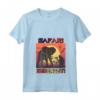 Donna Safari Serengeti Elephant Adventure Parco Nazionale dell'Africa Maglietta con Collo a V - Safari Squad T-shirt per Esplorare la Natura Selvaggia