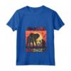 Donna Safari Serengeti Elephant Adventure Parco Nazionale dell'Africa Maglietta con Collo a V - Safari Squad T-shirt per Esplorare la Natura Selvaggia