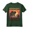 Esploratore del Parco Nazionale del Serengeti - Maglietta Turistica con Elefanti e Leone - Souvenir Safari in Africa