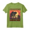 Esploratore del Parco Nazionale del Serengeti - Maglietta Turistica con Elefanti e Leone - Souvenir Safari in Africa
