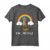 Arcobaleno Serengeti Ew People Unicorn Cat Maglietta - Regalo Divertente per Amanti dei Gatti e Appassionati di Animali Domestici