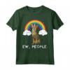 Arcobaleno Serengeti Ew People Unicorn Cat Maglietta - Regalo Divertente per Amanti dei Gatti e Appassionati di Animali Domestici
