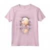 Natura Africa, Elefanti a Serengeti - Sacra Natura Arte Maglietta - Design Grafico alla Moda per Ragazzi e Ragazze