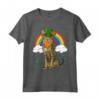 Serengeti San Patrizio Giorno Leprechaun Regalo Maglietta per Amanti dei Gatti - Ideale per il Giorno di San Patrizio