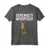 Serengeti Wisperer - Divertente Regalo per Amante dei Gatti - Maglietta con Design Animali Domestici
