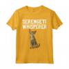 Serengeti Wisperer - Divertente Regalo per Amante dei Gatti - Maglietta con Design Animali Domestici