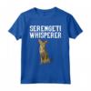 Serengeti Wisperer - Divertente Regalo per Amante dei Gatti - Maglietta con Design Animali Domestici