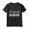 Kenya Parco Nazionale di Nairobi Retro Africa Big Five Serengeti Maglietta - Esplora la Natura Selvaggia del Kenya, Acquista un Souvenir Unico