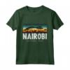 Kenya Parco Nazionale di Nairobi Retro Africa Big Five Serengeti Maglietta - Esplora la Natura Selvaggia del Kenya, Acquista un Souvenir Unico