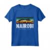 Kenya Parco Nazionale di Nairobi Retro Africa Big Five Serengeti Maglietta - Esplora la Natura Selvaggia del Kenya, Acquista un Souvenir Unico