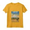 Parco Nazionale Amboseli Kenya Serengeti Africa - Maglietta con Collo a V - Ideale per gli Amanti della Natura e degli Animali